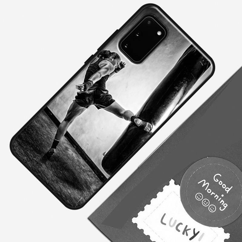 Чехол для телефона с изображением боя по Муай Тай и Кикбоксингу Для Samsung Galaxy S25 S26 Ultra S20 S21 S22 S23 S24 Plus S9 S10 S25 FE Защитная оболочка