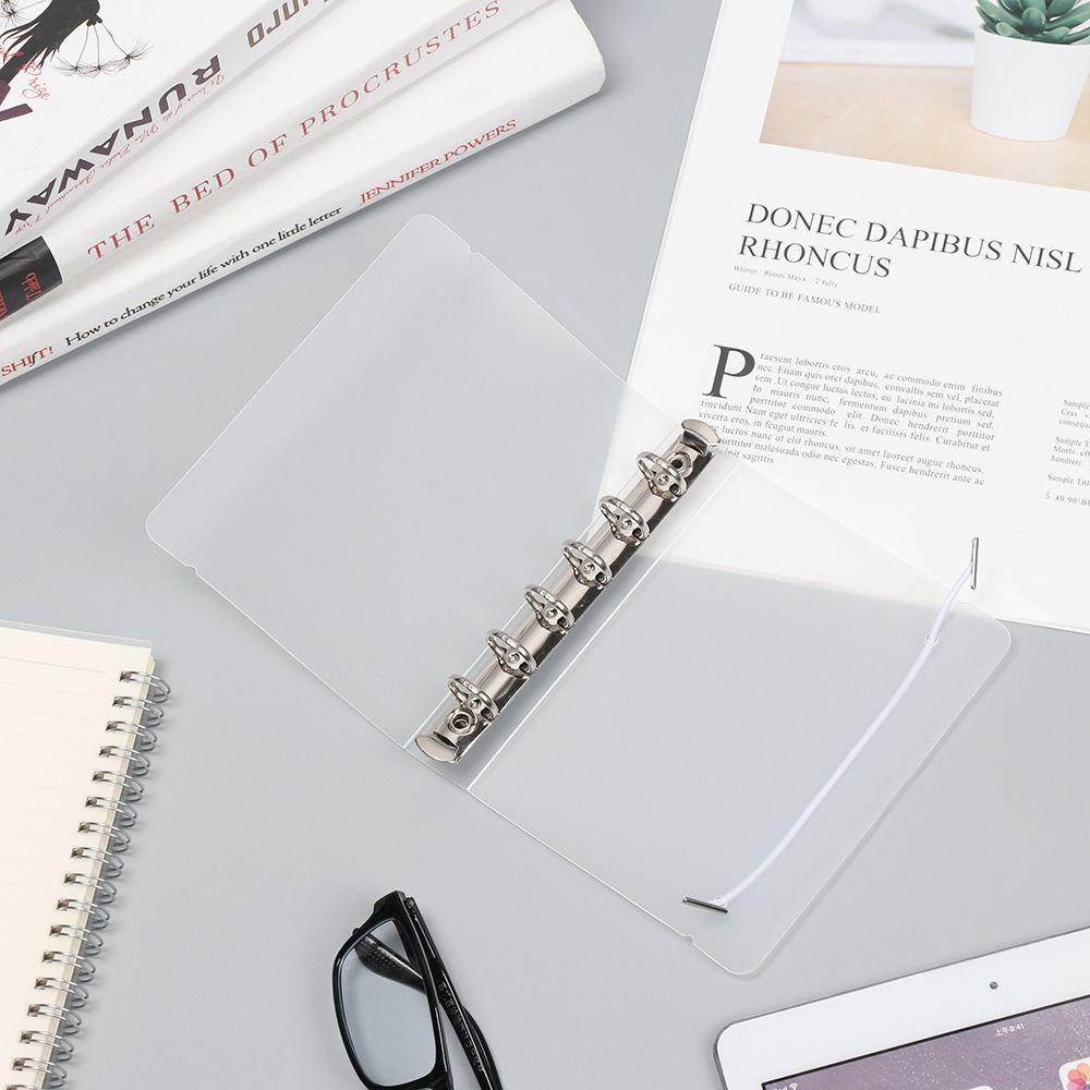 Fashion Journal Diary Plastic Shell Stationery Ring Binder File Folder Notepad Cover Notebook Shell