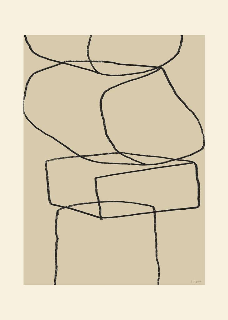 THE POSTER CLUB Постер Клуб Стопки от Garmi 50×70см