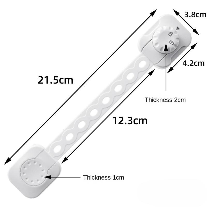 2/6pcs Anti-pinch Drawer Lock Baby Cabinet Sliding Door Window Multi-functional Protective Child Safety Lock