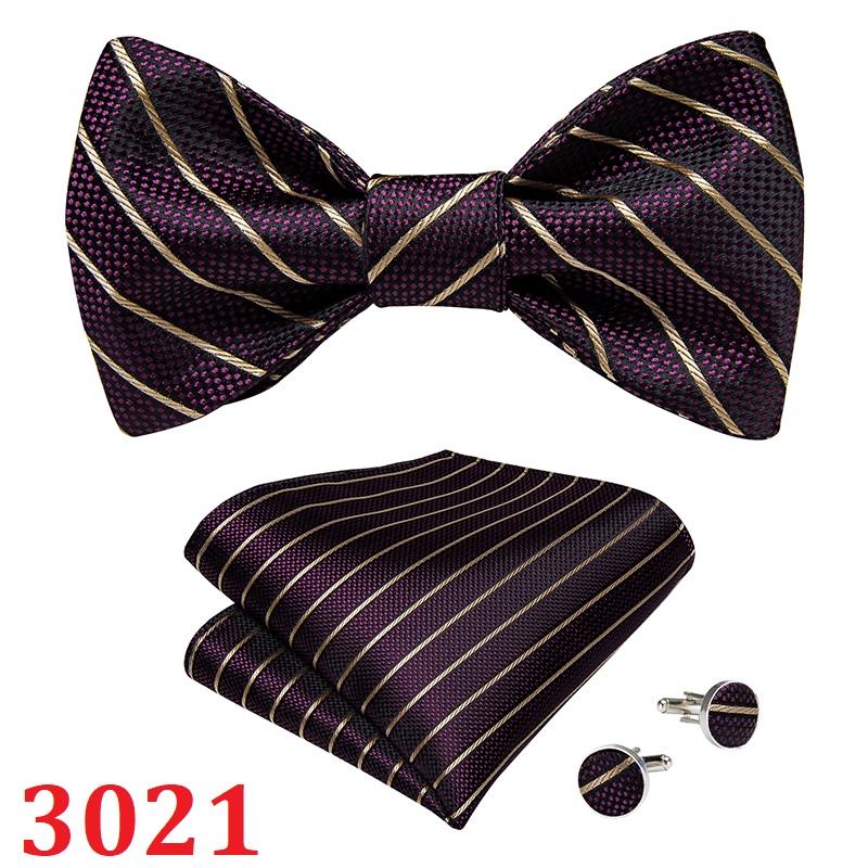Галстук-бабочка для мужчин, однотонный розовый галстук-бабочка, клетчатый шелковый галстук-бабочка, носовой платок, запонки, банты в клетку, галстук-бабочка
