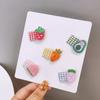5pcs/set Mini Baby Hair Clip Cute Cartoon Floral Fruit Hairpin for Toddler Girls Small Kawaii Bang Side Clip Hair Accessories