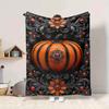 1PC Halloween Pumpkin Decorations Blanket - Soft Warm All-Season Throw for Sofa, Bed, Car, Office, Throw For Sofa yy250916102