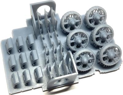 Chino Модель 1/35 Renault R35 Ранняя Модель Набор Модификационных Деталей (для Тамии) Пластиковые детали для сборной модели CM-151