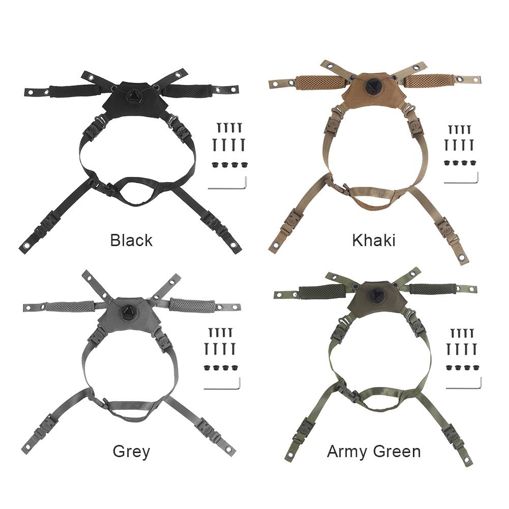 Система подвески шлема Нейлоновый шнурок для подвески шлема Регулируемый для аксессуаров шлема Wendy