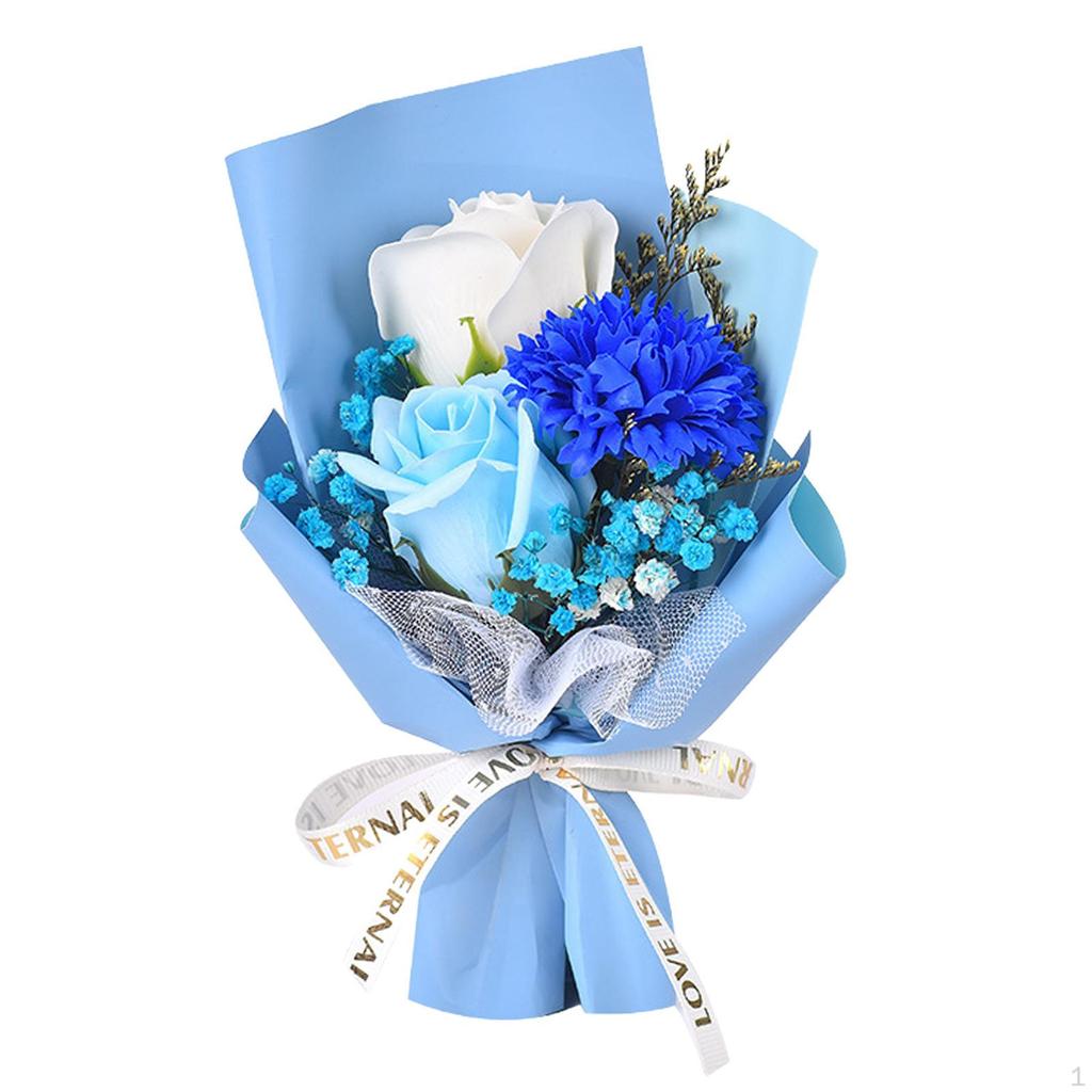 Мини-букет цветов из мыла, искусственный цветок для ванны, подарок на День Святого Валентина, цветочная композиция для