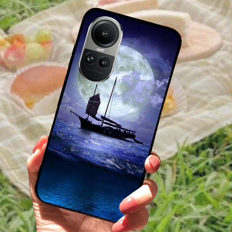 Для OPPO Reno 10 5G Reno 10 Pro 5G Крутой Модный Чехол для Телефона Силиконовый Мягкий Чехол-Оболочка Бампер Для Reno10 Reno10 Pro 5G Funda
