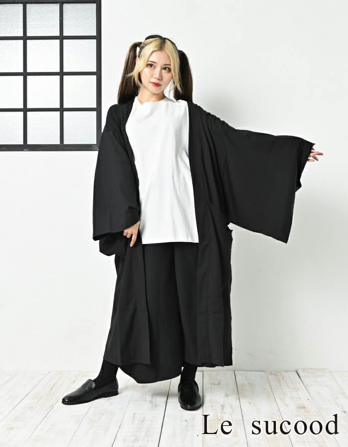 Yukata Motif Japanese Style Cardigan Jinbei Japanese Clothes Hakama Haori Large Size Loose Mode Fashion Unique Summer Cardigan Hakama Plain Simple