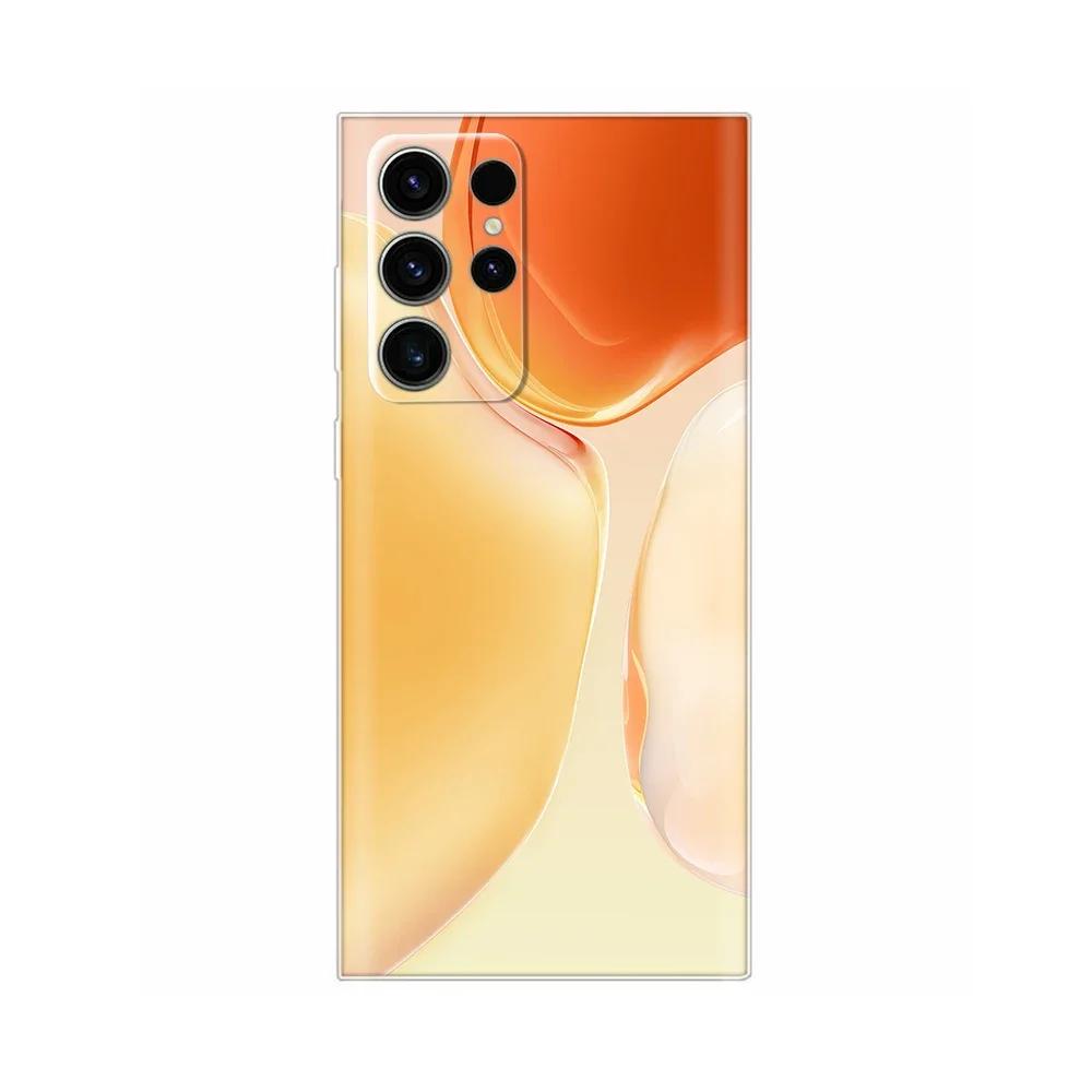 Чехол для Samsung S24 Ultra Мягкий силикон Расписная крышка для телефона Для Samsung Galaxy S24 Ultra S24+ Плюс S24 FE Чехлы Coque Funda Сумка