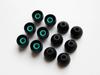 Sound Wave Premium Earpiece M 12 Pieces Earpiece M 12 Pieces Combining 2 Types of Hardness Silicone Black Hybrid Compatible Black Compatible Sony