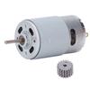 DC Brushed Motor Copper Coil Stainless Steel Body Large Torsion 19 Gear Motor for Children"s