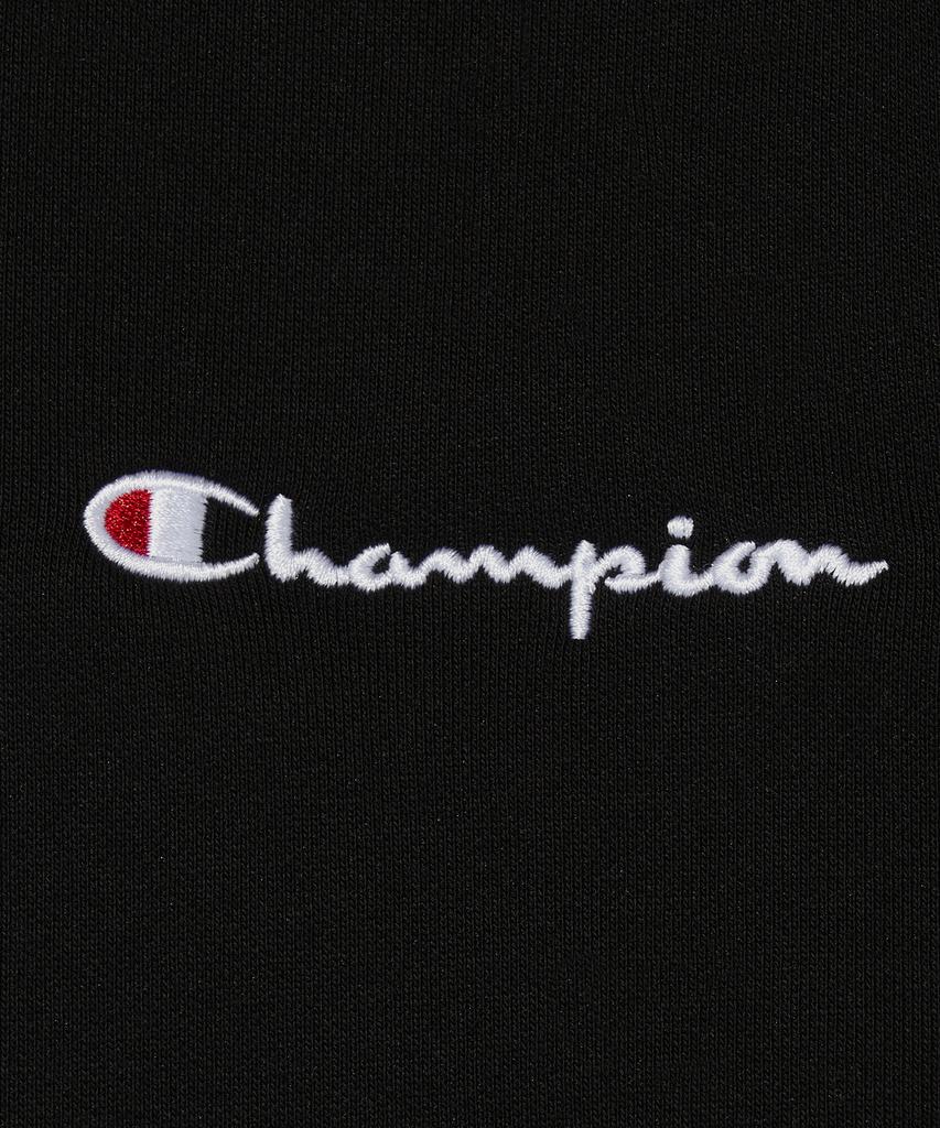 Champion Черная толстовка с круглым вырезом и маленьким логотипом-надписью