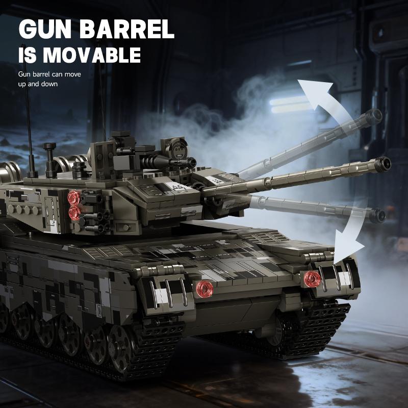 40cm Military Building Blocks 8in1 Tank Armored Vehicle Truck Combat Vehicle Tank Model DIY Kids Toy Christmas Holiday Gift