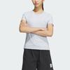 Adidas Спортивная повседневная футболка Cool Feeling Slim Fit, женские топы, голубая JD5260