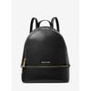 Rhea Zip Pebble Leather Backpack Medium 35s5grab2l1 Black