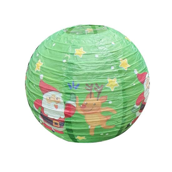 Рождественский бумажный фонарь Yousheng, разноцветная снежинка, снеговик, Санта-Клаус, олень, украшение, праздничный реквизит для рождественской домашней вечеринки