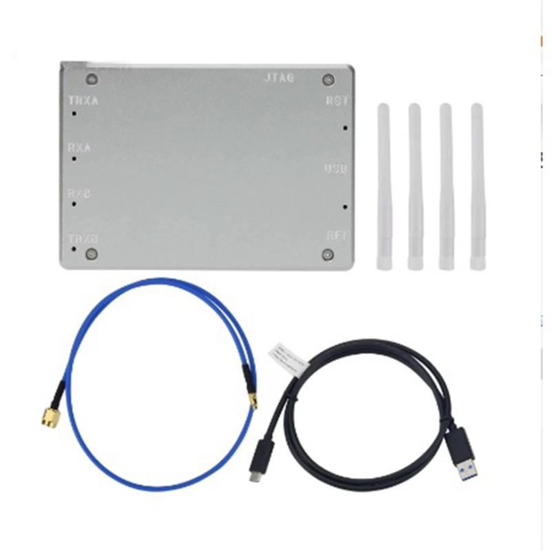 A25F-XC7A100T+ AD9361 B210 Мини SDR Радиоприемник с Программным Определением CNC Корпус и Комплект Аксессуаров Замена Для Hackrf Plutosdr