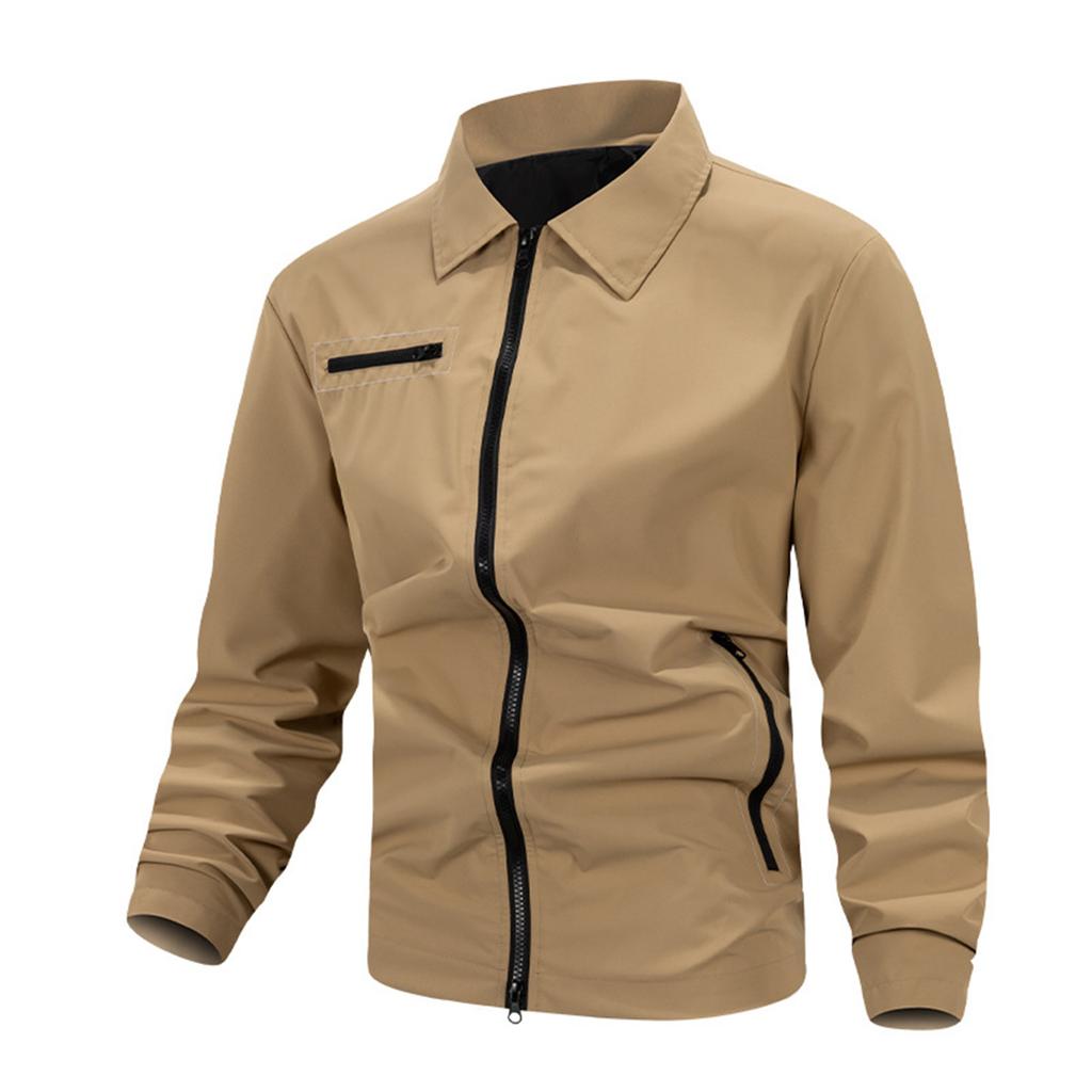 Мужская свободная куртка Модная куртка с несколькими карманами