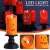 Halloween LED Light Candle Colorful Pumpkin Table Decoration Home Party