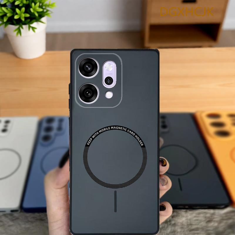 Чехол для OPPO Reno 14 Чехол для телефона Oppo Reno 14 Pro Чехол oppo Reno14 Reno14pro Ударопрочный Цветной Магнитный Жесткий Силиконовая задняя крышка