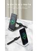 15W Foldable 3-in-1 Wireless Charger for Apple Phones, Watches, and Earbuds