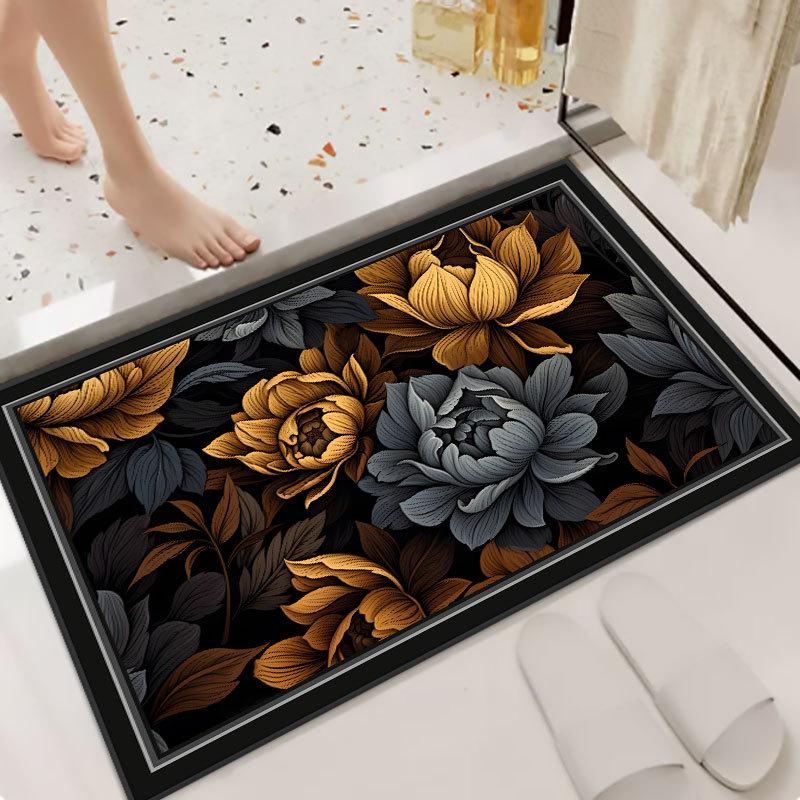 Водопоглощающие противоскользящие коврики в форме сердца: Износостойкое средство для удаления пыли с крыльца и входных дверей