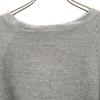 VINTAGE 70s Made in USA raglan sweat XL gray Vince Fleece Lining Women Used