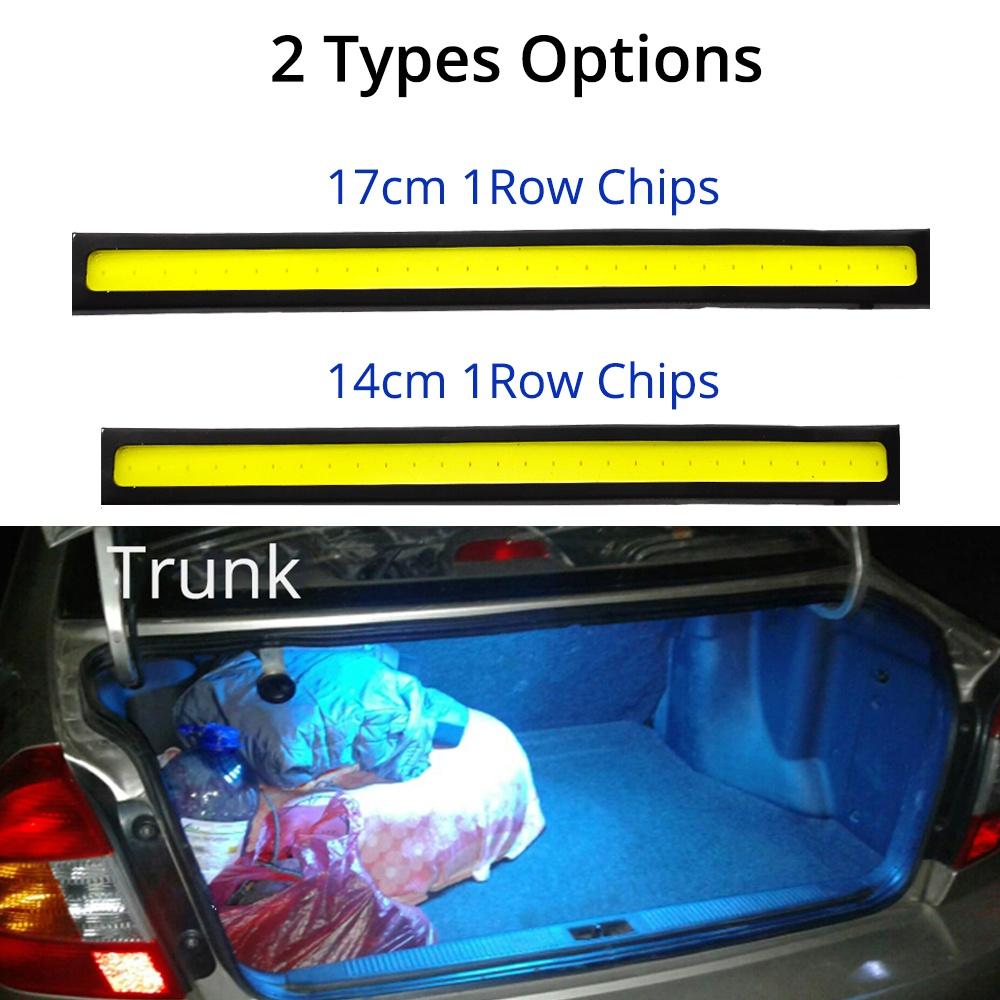 1 шт. Универсальная автомобильная светодиодная лента 12 В 17 см 14 см, 1 ряд, COB, дневные ходовые огни, внешние огни, авто, водонепроницаемая, для стайлинга автомобилей, светодиодная лампа DRL