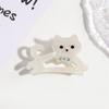 Acetate Retro Shark Clip Cat Design High Ponytail Holders Elegant Hair Claw Clips  for Women Girls