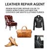 Leather Recoloring Paste Super-fast Drying Leather Repair Gel for Leather & Vinyl Couches Boat Car Seats Furniture