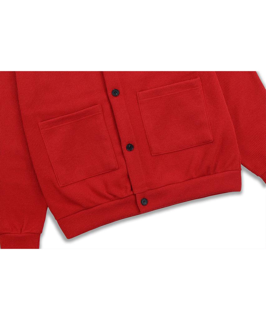 Флисовый кардиган Bluff Knit [Красный]