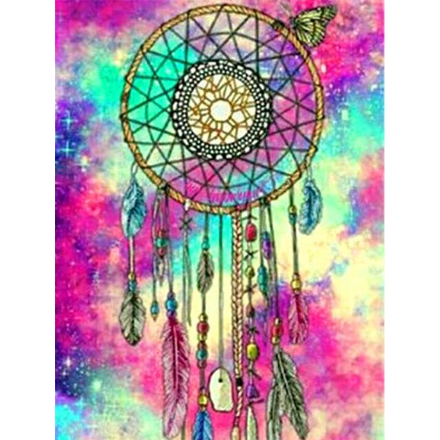 5D Круглая/Квадратная Алмазная картина «сделай сам», домашний цвет, украшение в виде перезвона ветра, Алмазная вышивка, мозаика, художественная живопись