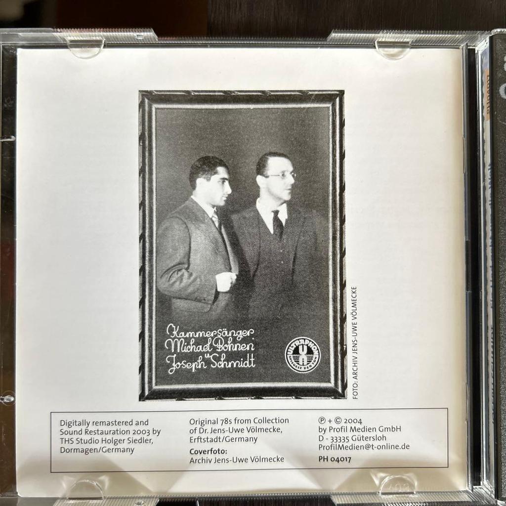 Used Joseph Schmidt A Song Goes Round CD