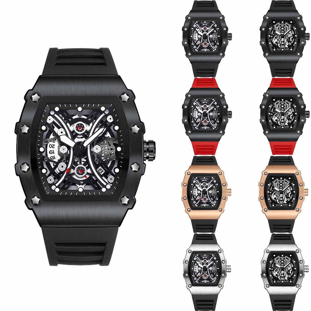 Men's Waterproof Luminous Running Alarm Clock Watch