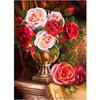 Алмазная картина Роза Полная круглая Алмазная вышивка Алмазная картина Картина со стразами
