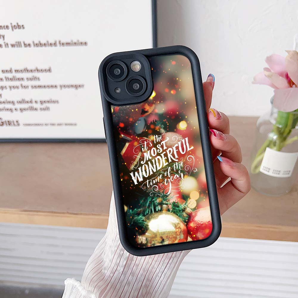 Чехол для телефона Sky Eye Ladder для iPhone Samsung A14 Huawei Honor 90 Xiaomi Redmi 12c Infinix Realme Angel Eye Мягкая обложка A1 Рождество С Новым годом арт