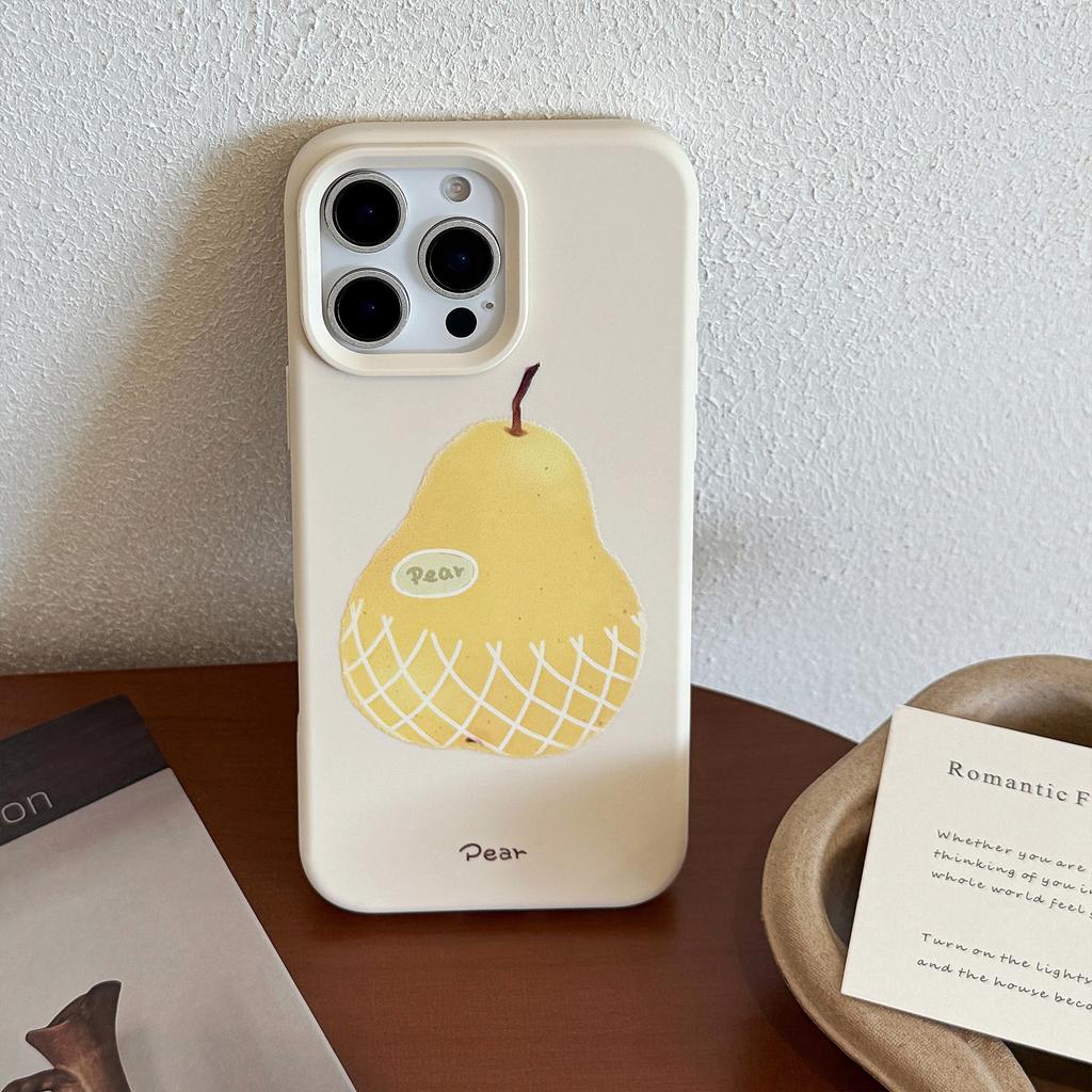 Applicable To IPhone16 Apple Phone Case 17promax Niche Pineapple 1314 Small Fresh 15 Silicone