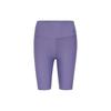 Solid Color Knitted Breathable Elastic Sports Shorts Women Shorts Purple 23RCS604WGP0