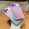 Яркий градиентный чехол-павлин с блестками для iPhone 17 со стразами для Apple 16 Pro Max