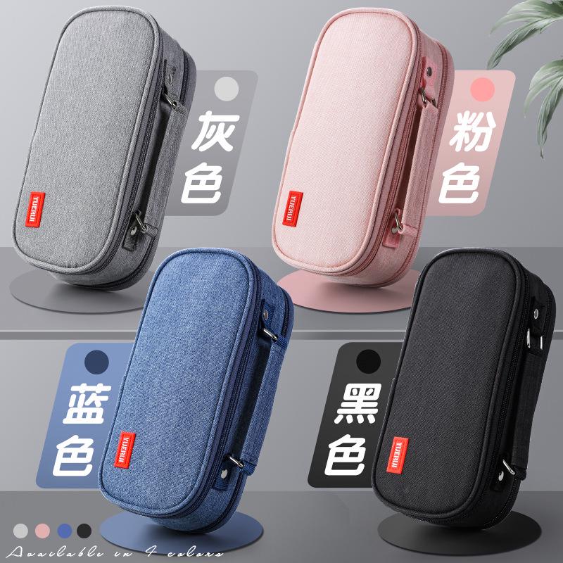 5-слойный пенал-сумка большой вместимости для студентов - Простой, многофункциональный пенал