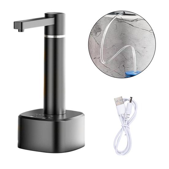 Автоматический водяной насос, 3 режима, низкий уровень шума, удобный вращающийся на 360 градусов аккумуляторный универсальный диспенсер для кувшина для воды