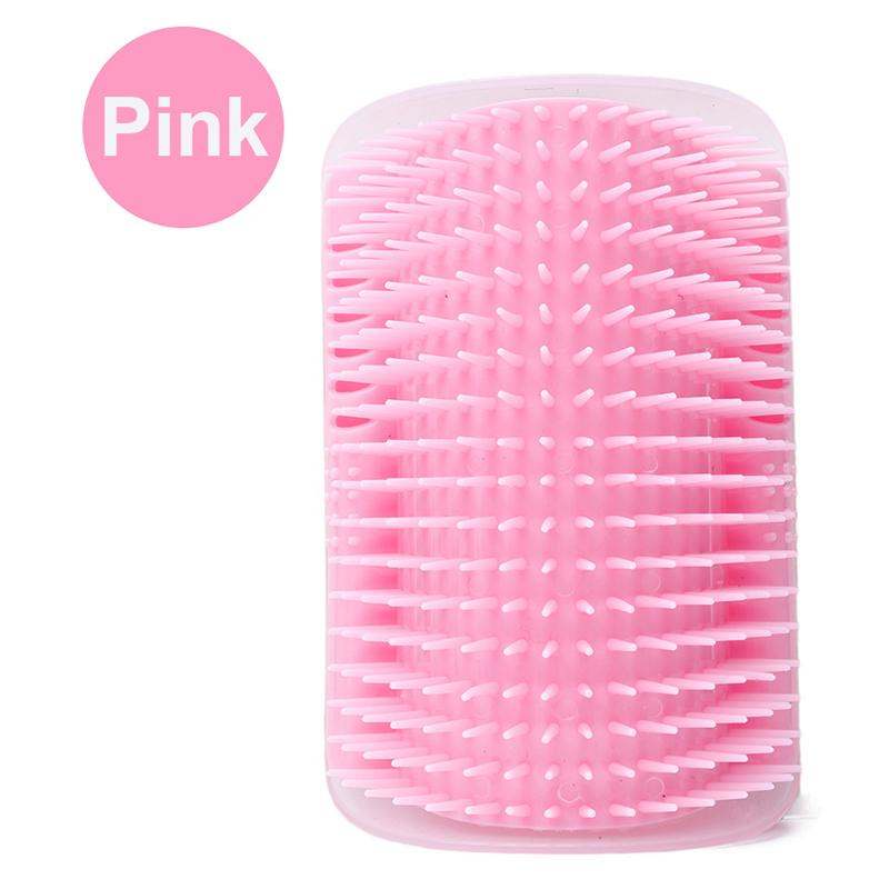 Угловая щетка для кошек Кошка трет лицо щекочущей расческой Продукт для кошек Кошачий массаж Расческа для самостоятельной стрижки