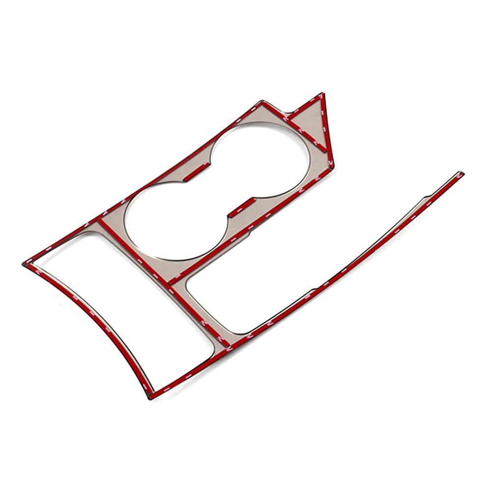 Для Kia Sportage QL 2015-2019 панель переключения передач держатель стакана для воды крышка отделка нержавеющая сталь молдинг салона наклейка