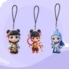 Nezha 2: The Devil Boy Conquers The Dragon King Cartoon Anime High-Value Mobile Phone Chain Nezha Ao Bing Schoolbag Pendant