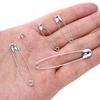 260Pcs Boxed Iron Pin Stainless Steel Safety Pins DIY Rustproof Buckle Pin Metal Brooch Badge