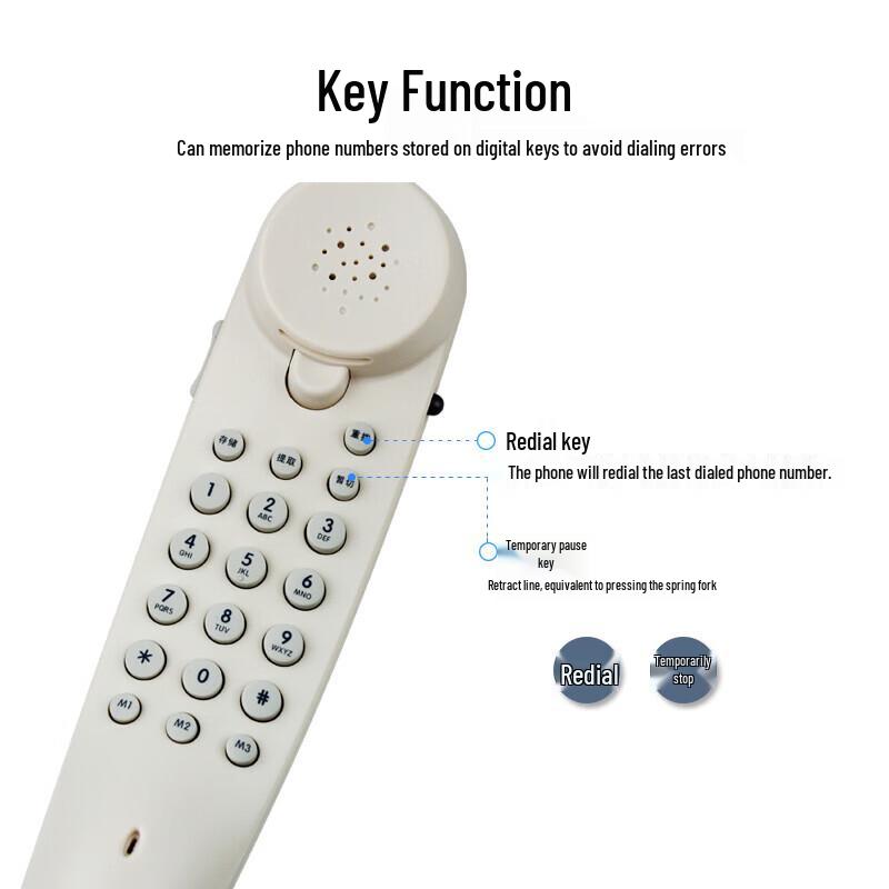 Philips Corded Wall-Mount Telephone (CN version)