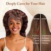 Hair Protection Satin Bonnet Curly Hair Braid Bonnet Extra Long Sleeping Cap  Women