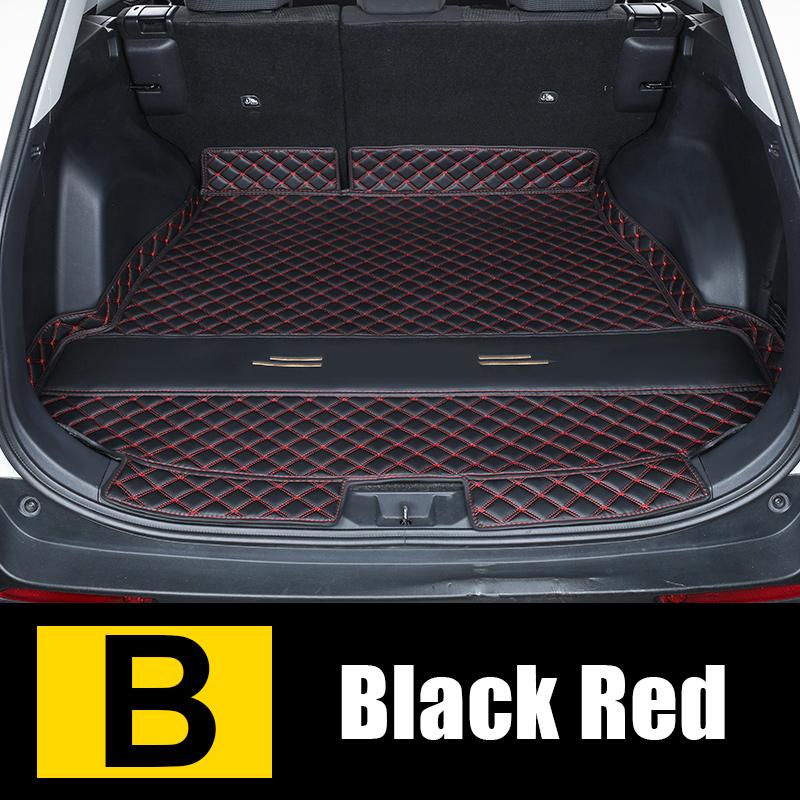 Для Toyota RAV4 XA50-2022 2023 изготовленные на заказ коврики в багажник, кожаные прочные подкладки для багажника, коврики для багажника, задний интерьер