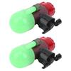 2 Sets Night Fishing Sensor Light Rod Alarm LED Signal Sensitive Locking Pole Type