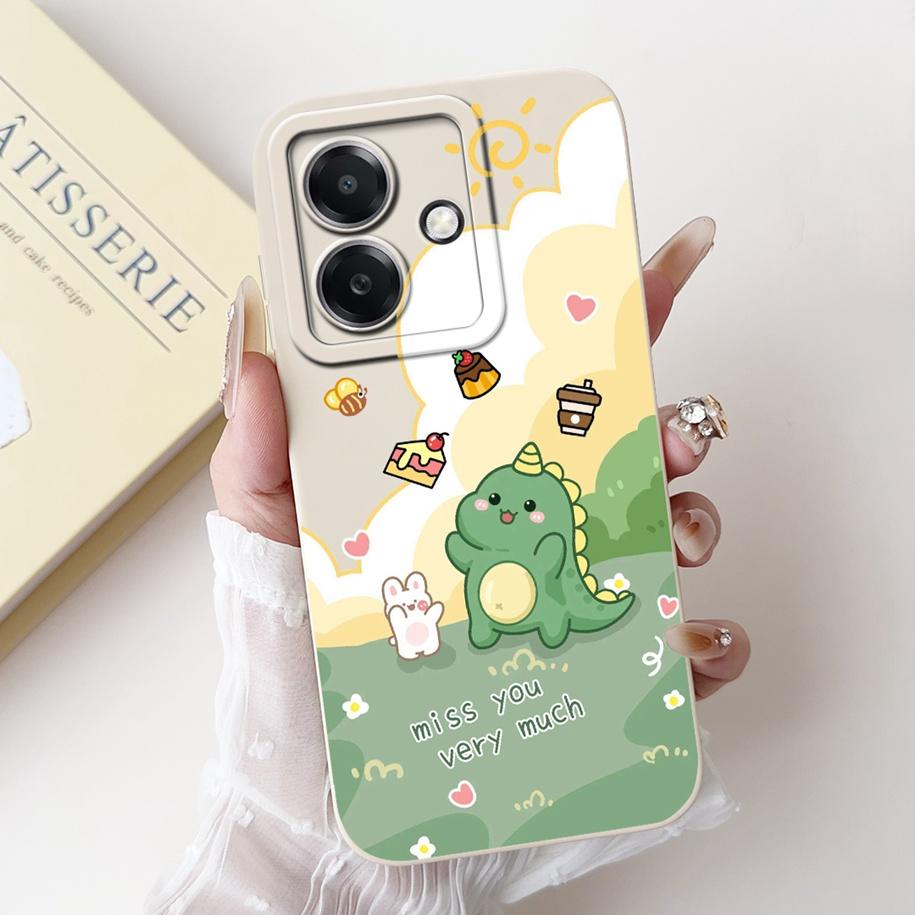 For Funda OPPO A3 A3x 4G Case 2024 Cute Panda Rabbit Soft Silicone Candy Painted Phone Covers For OPPO A40 5G OPPOA3 A 3x Bumper